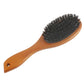 Natural Boar Bristle Brush Comb Anti-Static Oval Hairdressing Hair Styly Comb Wood Woman Hairbrush