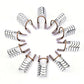10Pcs Reusable Aluminum Nail Extension Pallets Tips Forms Nail Art Extension Sticker Builder Form Guide Stencil Manicure Tools
