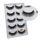 5 Pairs Multipack 3D Mink Lashes False Eyelashes Handmade Wispy Fluffy Long Lashes Natural Eye Makeup Tools Eye Lashes G806