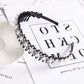 Double Layer Bands Clip Hairbands Fashion Plastic Braided Headband Punk New Knitting Womens Headwear Hair Accessories Pearl