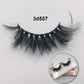 RED SIREN 15mm-20mm Fluffy Mink Lashes Makeup Dramatic Messy Natural Mink Eyelashes