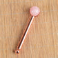 Natural Stone Facial Care Massage Roller Stainless Steel Wand Health Care Eye Head Massager Interchangeable Roller Head Tool