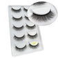 5 Pairs Multipack 3D Mink Lashes False Eyelashes Handmade Wispy Fluffy Long Lashes Natural Eye Makeup Tools Eye Lashes G806