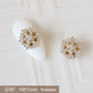 10pcs 3D Alloy Christmas Tree Bells Nail Art Zircon Pearl Metal Manicure Nails Accessories DIY Nail Decorations Supplies Charms