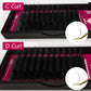 Abonnie B/C/D 12Rows Mink Hair Lashes Extension Matte Black Fluffy Silk Eyelash Extension for Beauty Makeup
