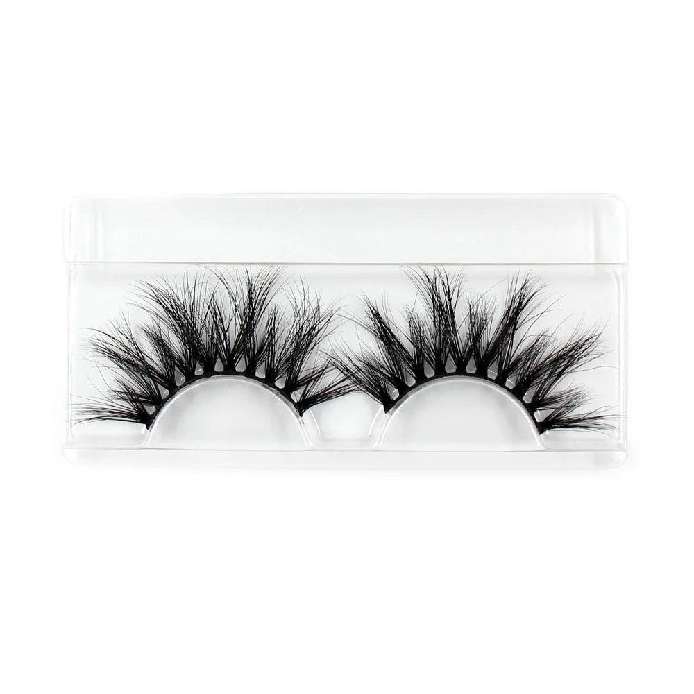 LEHUAMAO Eyelashes 3D Lashes 25mm Mink False Eyelashe Fluffy Soft Eyelash Dramatic Makeup Lashes Mink 3D Lash Natural Long G05