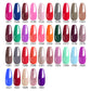 Clou Beaute 8ml Gel Polish Colorful Glitter UV Nail Gel Vernis Semi Permanent Glass Bottle Blue Green White Soak Off Gel Nail