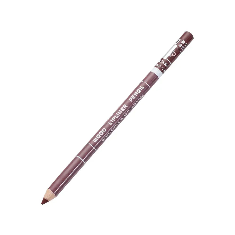Colorful Natural Matte Wood Lip Liner Pen Waterproof Long Lasting Lipstick Pencil Contour Lady Charming Women's Cosmetic Tool