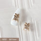 10pcs 3D Alloy Christmas Tree Bells Nail Art Zircon Pearl Metal Manicure Nails Accessories DIY Nail Decorations Supplies Charms