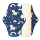 Sanitary Pads Organic Bamboo Charcoal Washable Menstrual Panty Liner Leakproof Cloth Towel Reusable Period Feminine Hygiene Pads