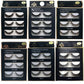 Faux Cils 3 Pairs False Eyelashes Natural Long 3D Mink Lashes Soft Fluffy Wispy Handmade Fake Lashes Eye Makeup Tools Maquiagem