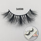 RED SIREN 15mm-20mm Fluffy Mink Lashes Makeup Dramatic Messy Natural Mink Eyelashes