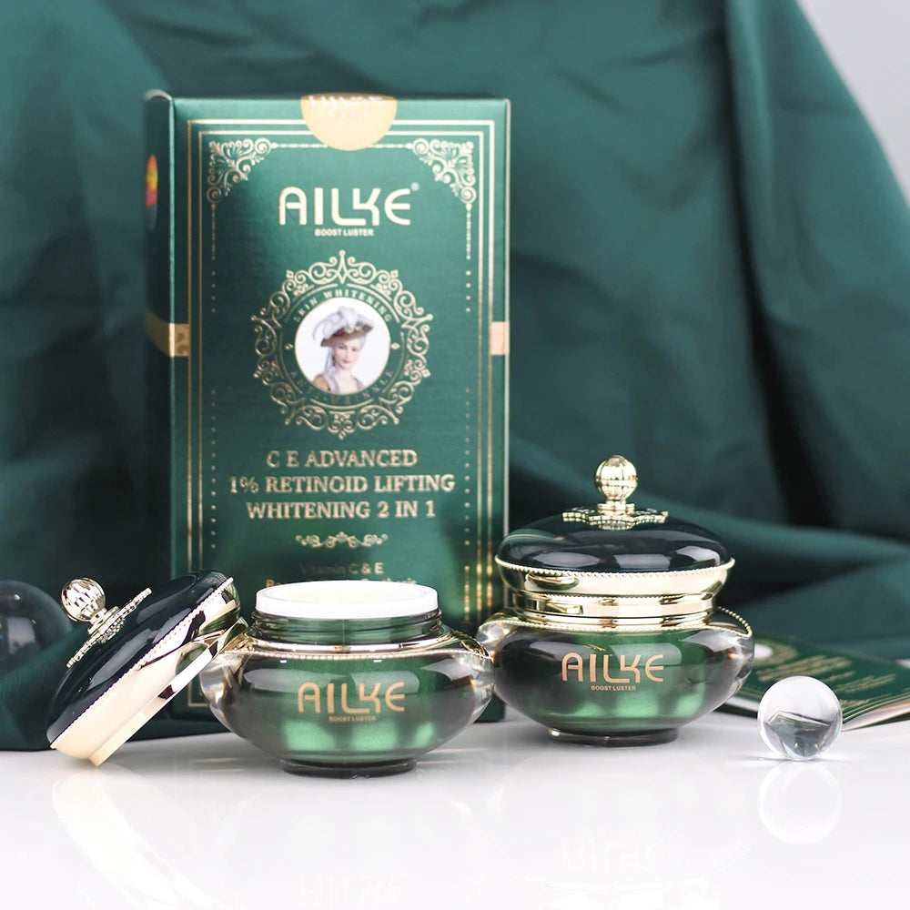 AILKE Retinol Brightening Face Cream, Anti-Wrinkles, Remove Stains, Firming, Whitening Skin, Moisturizing Facial Cream Set