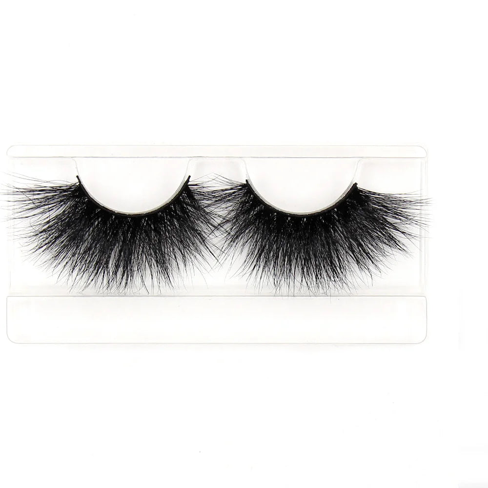 AMAOLASH Mink Eyelashes 25mm Lashes Fluffy Long Lasting 3D Mink Lashes Cruelty Free Eye Lashes Natural False Eyelashes Makeup