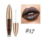 Pudaier Lipstick Glitter Lip Gloss Diamond Shimmer Pigment Metallic Glossy Lip Gloss Matte to Sparkling Lip Tint Liquid Lipstick