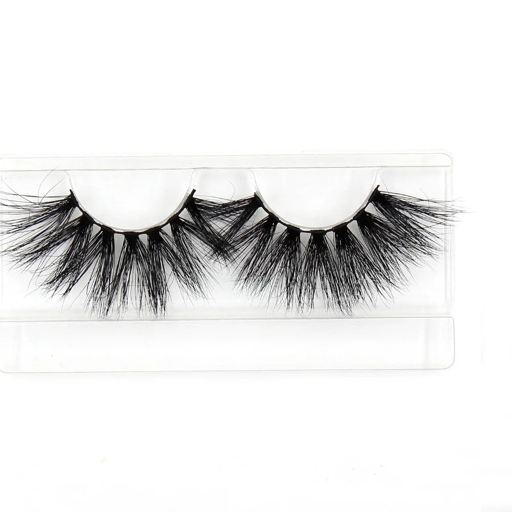 AMAOLASH Mink Eyelashes 25mm Lashes Fluffy Long Lasting 3D Mink Lashes Cruelty Free Eye Lashes Natural False Eyelashes Makeup