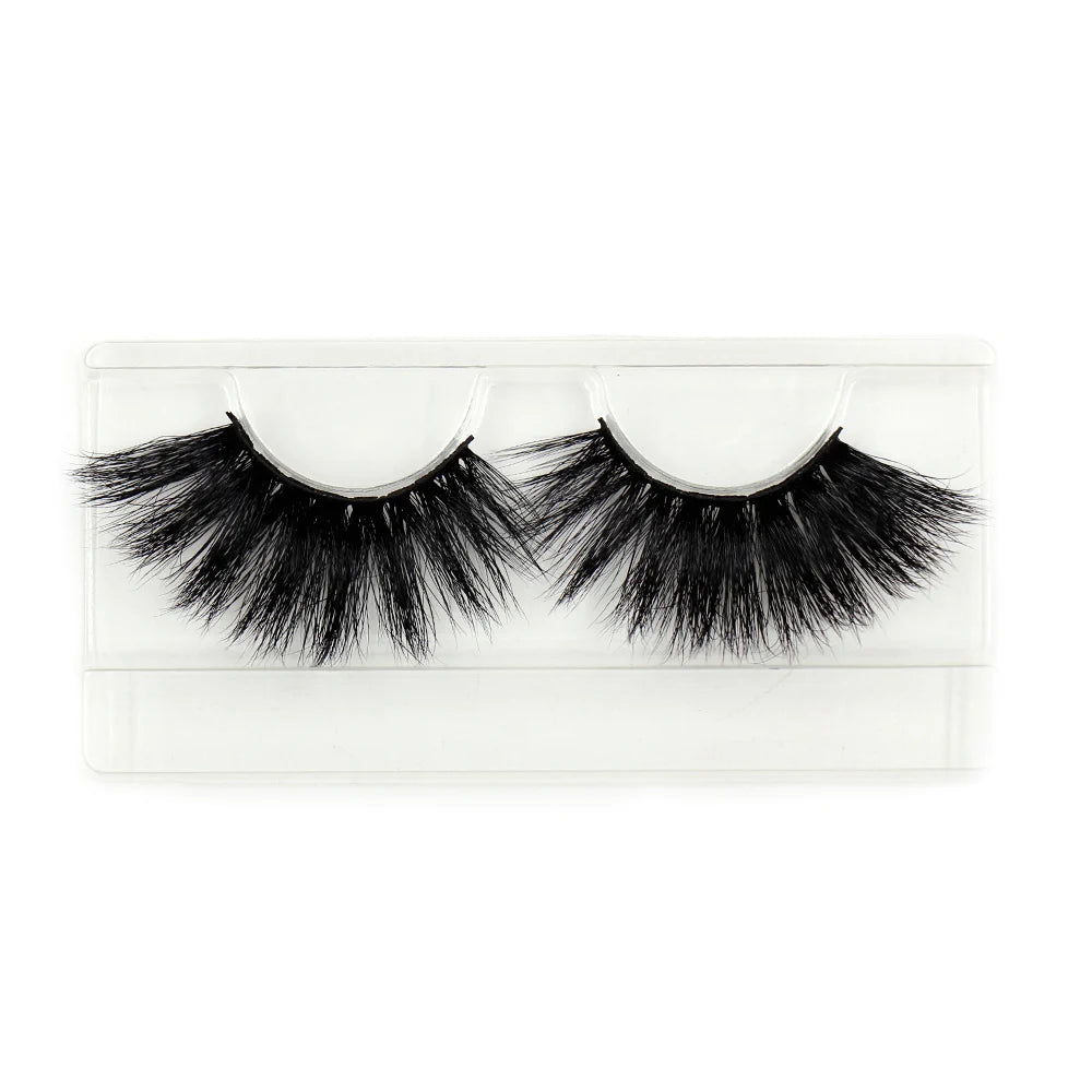AMAOLASH Mink Eyelashes 25mm Lashes Fluffy Long Lasting 3D Mink Lashes Cruelty Free Eye Lashes Natural False Eyelashes Makeup