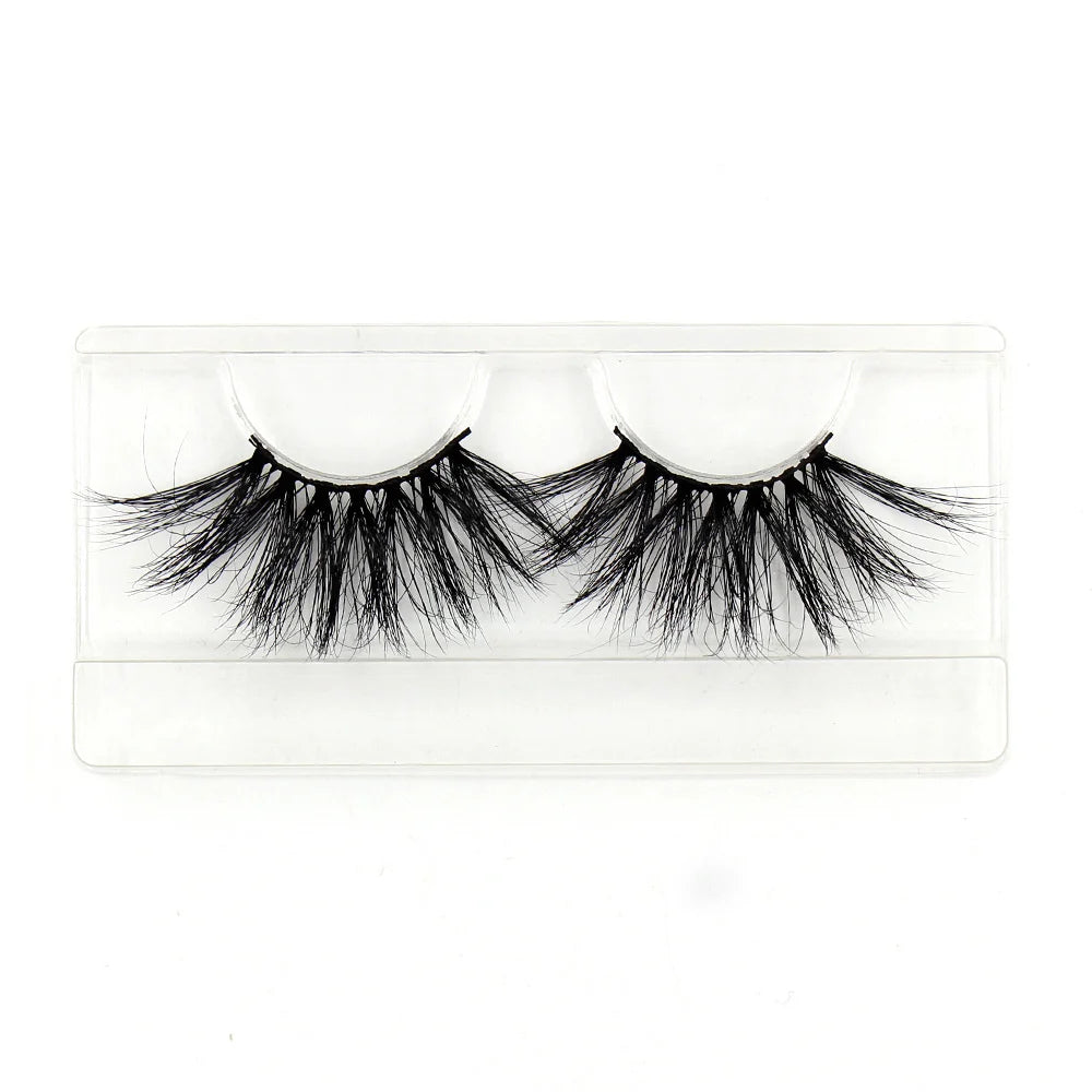 AMAOLASH Mink Eyelashes 25mm Lashes Fluffy Long Lasting 3D Mink Lashes Cruelty Free Eye Lashes Natural False Eyelashes Makeup