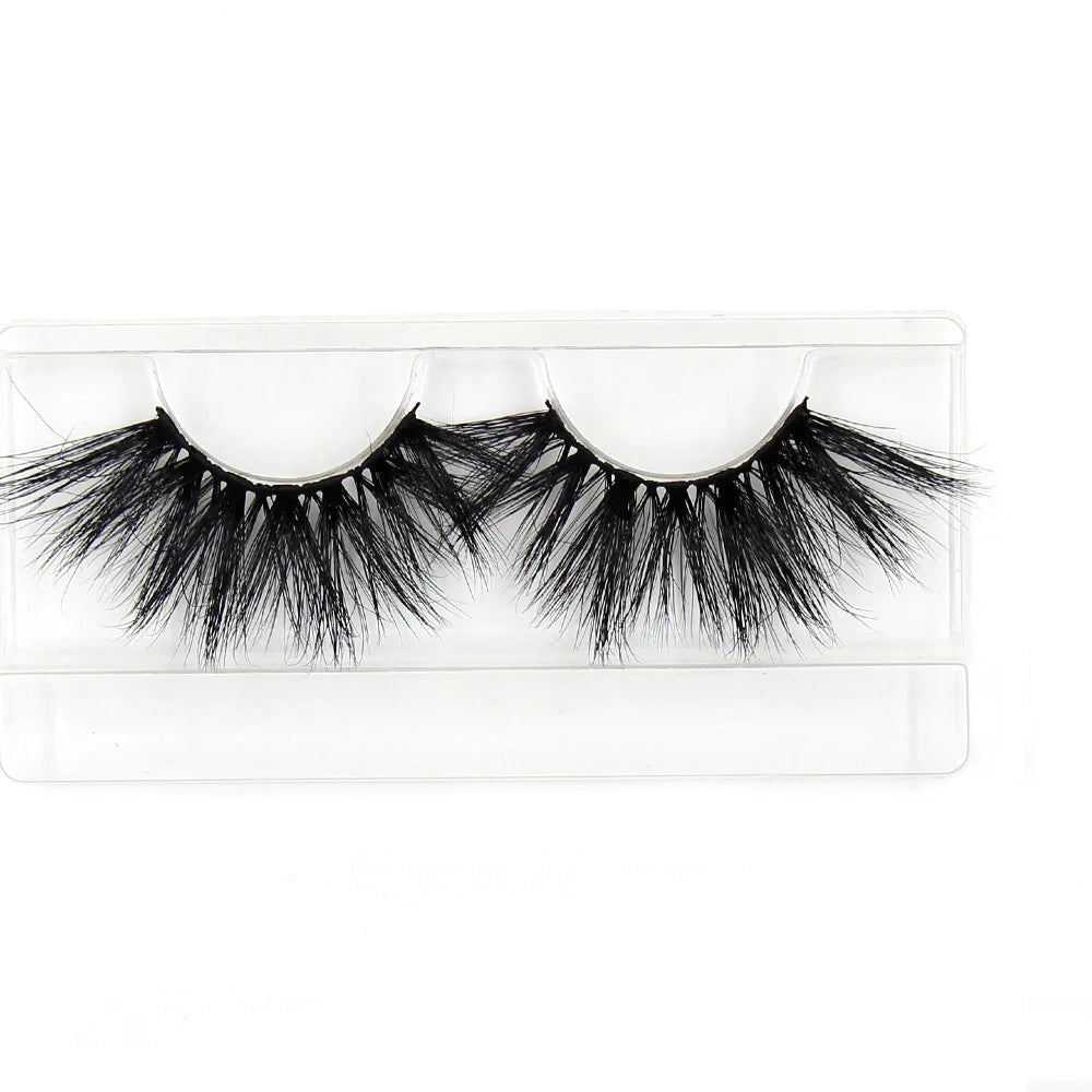 AMAOLASH Mink Eyelashes 25mm Lashes Fluffy Long Lasting 3D Mink Lashes Cruelty Free Eye Lashes Natural False Eyelashes Makeup