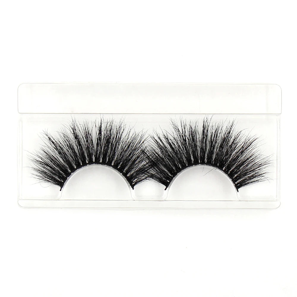 AMAOLASH Mink Eyelashes 25mm Lashes Fluffy Long Lasting 3D Mink Lashes Cruelty Free Eye Lashes Natural False Eyelashes Makeup