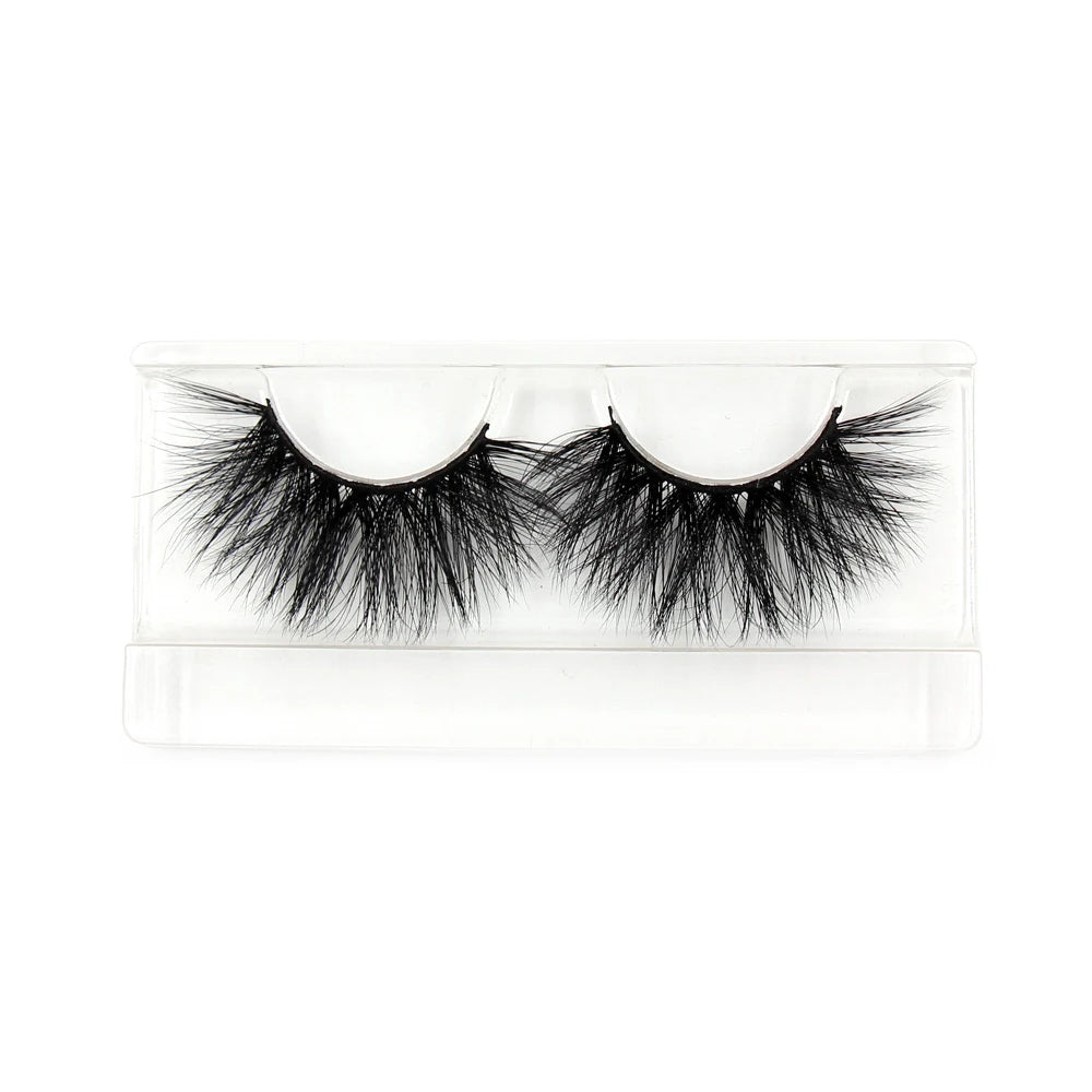 AMAOLASH Mink Eyelashes 25mm Lashes Fluffy Long Lasting 3D Mink Lashes Cruelty Free Eye Lashes Natural False Eyelashes Makeup