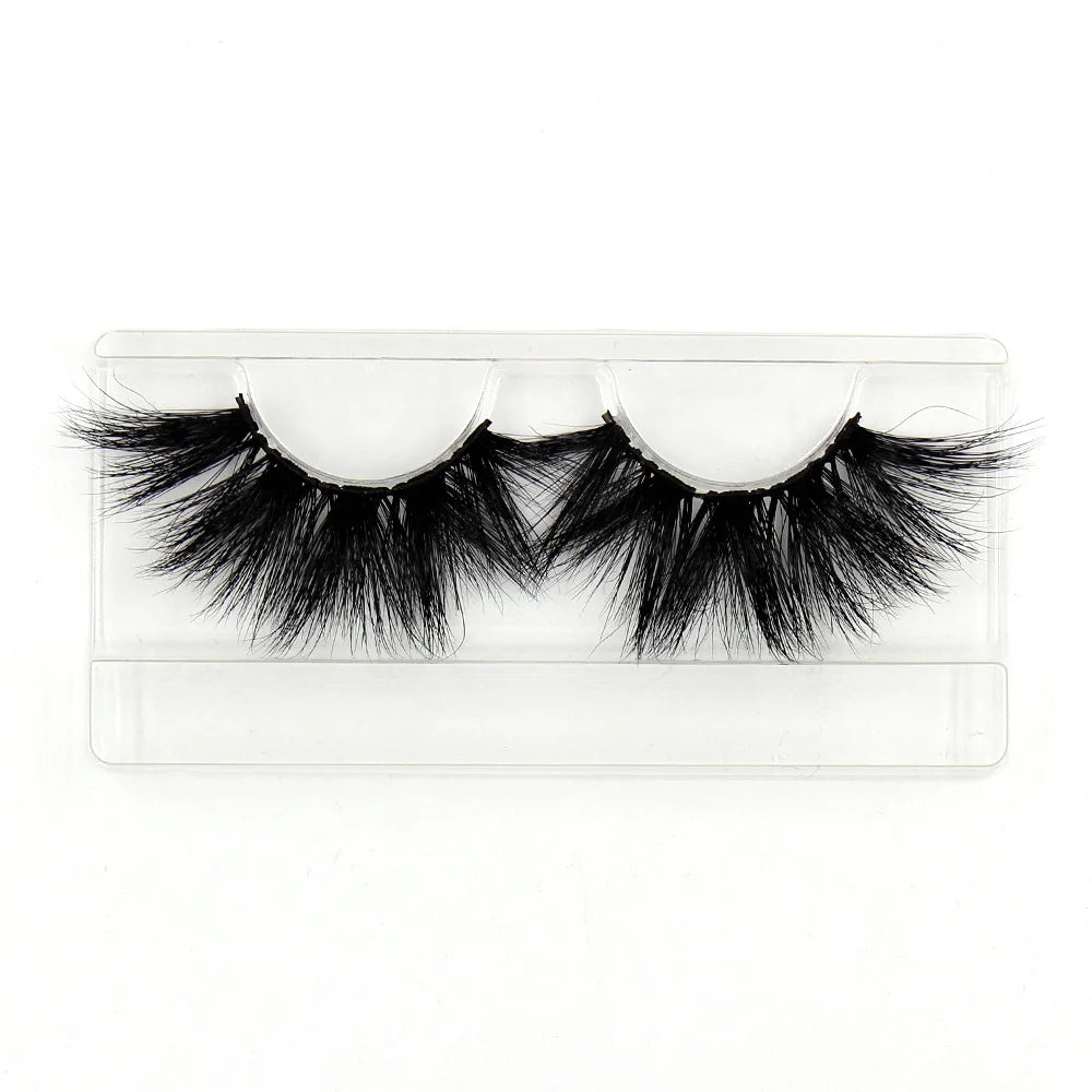 AMAOLASH Mink Eyelashes 25mm Lashes Fluffy Long Lasting 3D Mink Lashes Cruelty Free Eye Lashes Natural False Eyelashes Makeup