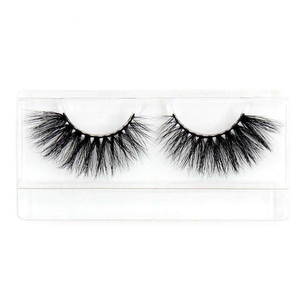AMAOLASH Mink Eyelashes 25mm Lashes Fluffy Long Lasting 3D Mink Lashes Cruelty Free Eye Lashes Natural False Eyelashes Makeup