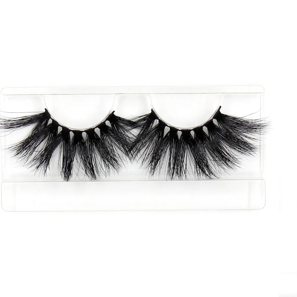 AMAOLASH Mink Eyelashes 25mm Lashes Fluffy Long Lasting 3D Mink Lashes Cruelty Free Eye Lashes Natural False Eyelashes Makeup