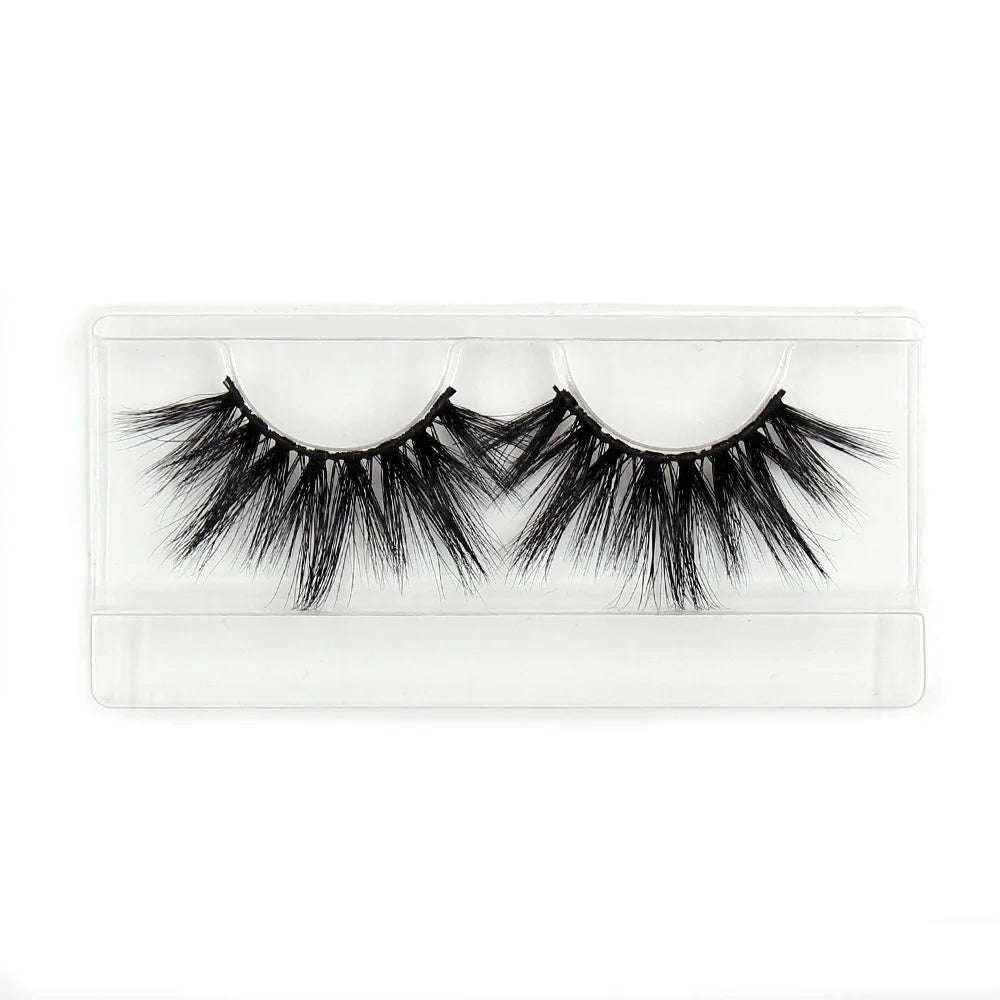 AMAOLASH Mink Eyelashes 25mm Lashes Fluffy Long Lasting 3D Mink Lashes Cruelty Free Eye Lashes Natural False Eyelashes Makeup