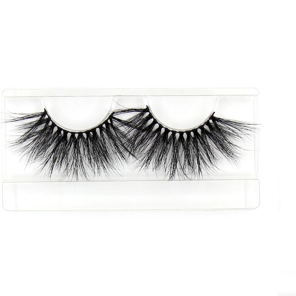 AMAOLASH Mink Eyelashes 25mm Lashes Fluffy Long Lasting 3D Mink Lashes Cruelty Free Eye Lashes Natural False Eyelashes Makeup