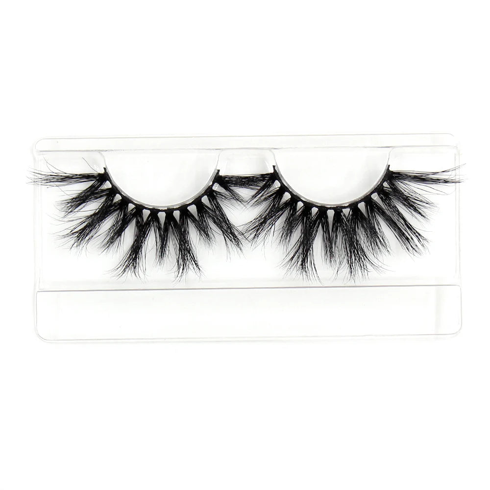 AMAOLASH Mink Eyelashes 25mm Lashes Fluffy Long Lasting 3D Mink Lashes Cruelty Free Eye Lashes Natural False Eyelashes Makeup