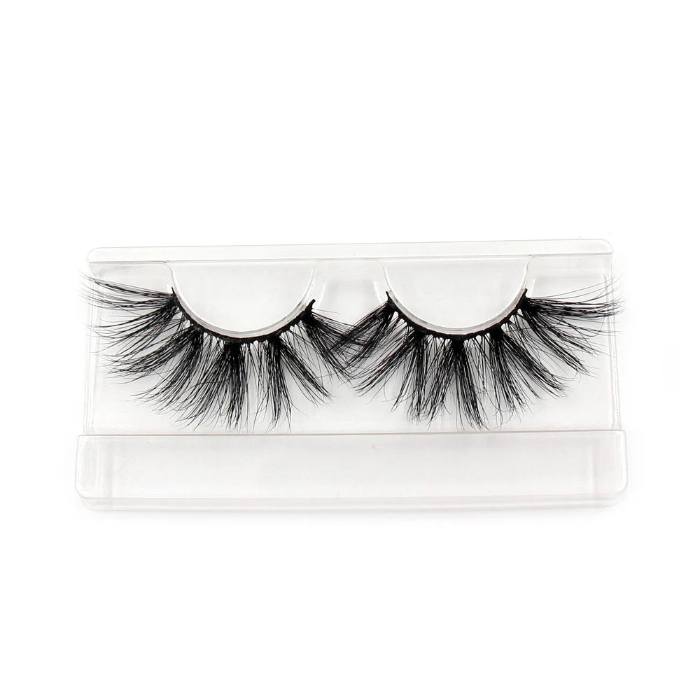 AMAOLASH 25mm Eyelashes 5D Mink Lashes Thick Crisscross False Eyelashes Fluffy Dramatic Eyelashes Makeup Soft Lashes 38 Styles