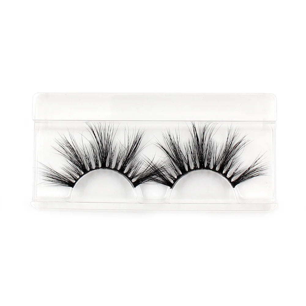 LEHUAMAO Eyelashes 3D Lashes 25mm Mink False Eyelashe Fluffy Soft Eyelash Dramatic Makeup Lashes Mink 3D Lash Natural Long G05