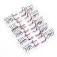 10Pcs Reusable Aluminum Nail Extension Pallets Tips Forms Nail Art Extension Sticker Builder Form Guide Stencil Manicure Tools