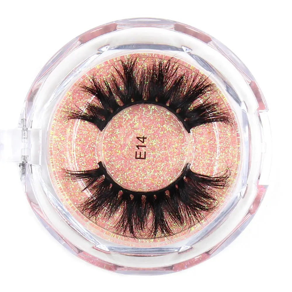 AMAOLASH Eyelashes Mink Lashes High Volume Thick False Eyelashes 3D Eyelash Extension Dramatic Soft Long Lasting Eye Lashes E01