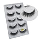5 Pairs Multipack 3D Mink Lashes False Eyelashes Handmade Wispy Fluffy Long Lashes Natural Eye Makeup Tools Eye Lashes G806