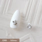 10pcs 3D Alloy Christmas Tree Bells Nail Art Zircon Pearl Metal Manicure Nails Accessories DIY Nail Decorations Supplies Charms