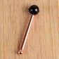 Natural Stone Facial Care Massage Roller Stainless Steel Wand Health Care Eye Head Massager Interchangeable Roller Head Tool