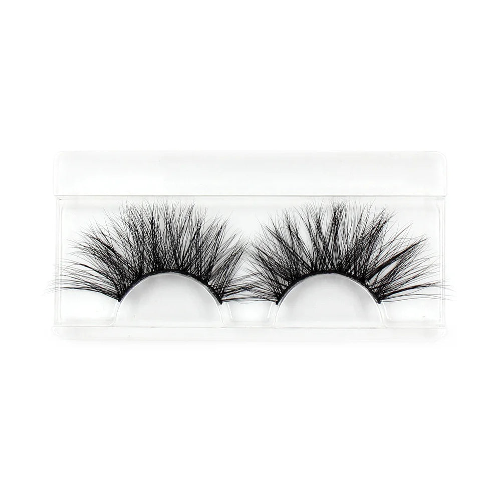 LEHUAMAO Eyelashes 3D Lashes 25mm Mink False Eyelashe Fluffy Soft Eyelash Dramatic Makeup Lashes Mink 3D Lash Natural Long G05