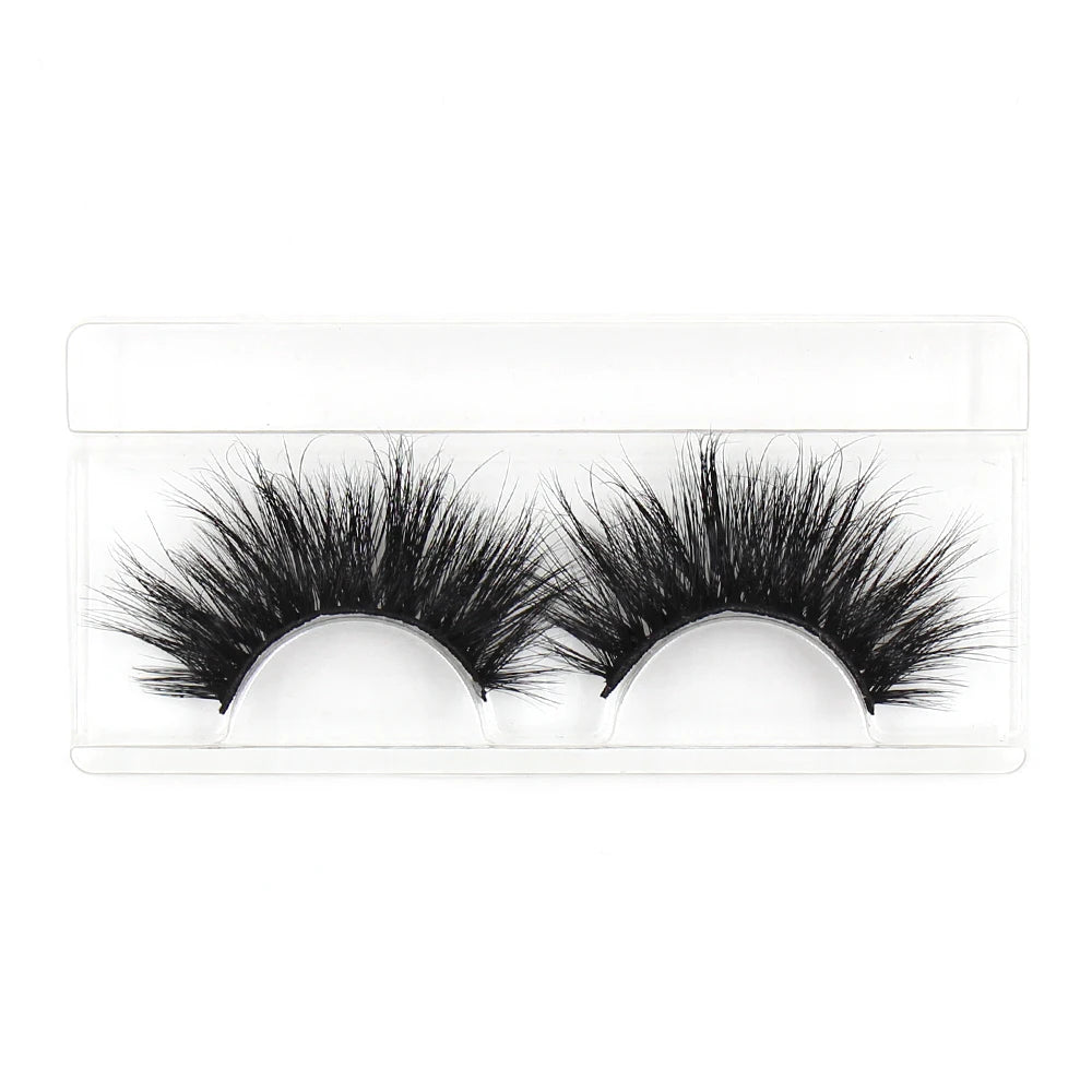 LEHUAMAO Eyelashes 3D Lashes 25mm Mink False Eyelashe Fluffy Soft Eyelash Dramatic Makeup Lashes Mink 3D Lash Natural Long G05