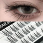3/6/10 Rows Natural Charming Lashes Y2k Segmented Foxes Eyelash Extension Fluffy Single Clusters False Eyelashes Makeup Tools