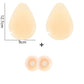Ultra-Thin Silicone Bra Drop-Shaped Nipple Covers  No Glue Self-Adhesive Sticky Push Up Pasties  Lift Breast Pads for Women