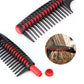 2pcs Hair Styling Comb Set Triple Teasing Rat Tail Combs Detangling Comb Professional Barber Haircut Brush Hairdress Supplies
