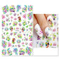 Cherry Blossom 3D Nail Stickers White Flower Petals Nail Art Decals Elegant Wedding Design Spring Sakura Manicure Slider Decor