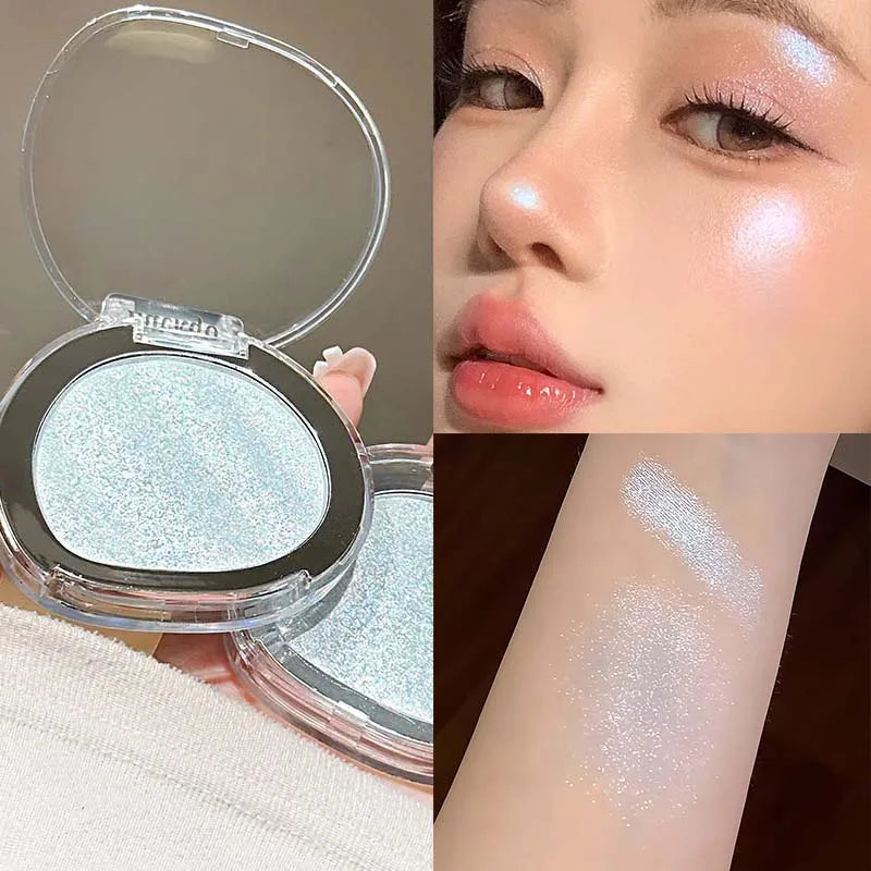 Light Perception Highlighter Powder Makeup Diamond Glitter Eyeshadow Palette Bright Shiny Illuminator Face Eye Makeup Cosmetics