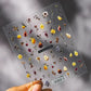 Lovely Red Fruit Strawberry Cherry Bowknot Love Heart Star Silk Ribbon 5D Nail Art Stickers Chic Self Adhesive Manicure Decal
