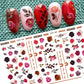 1pcs Sakura Flower 3D Nail Stickers White Cherry Blossom Nail Art Decals Spring Summer Adhesive Slider Decor Wedding Manicure