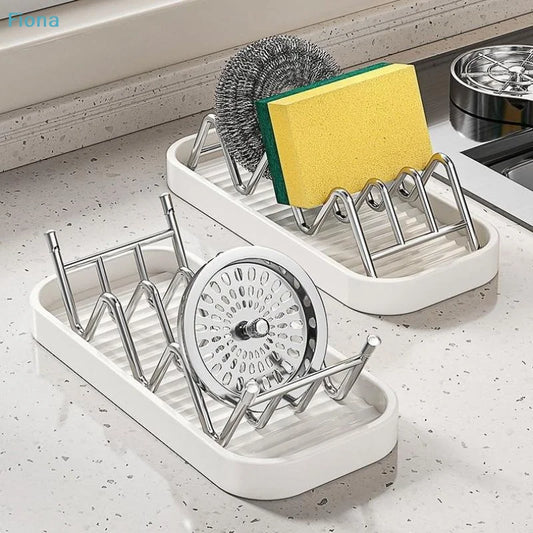 ✔Stainless Steel Wave Soap Dish Holder,Self Draining Soap Bar Rack with Drip Tray for Bathroom