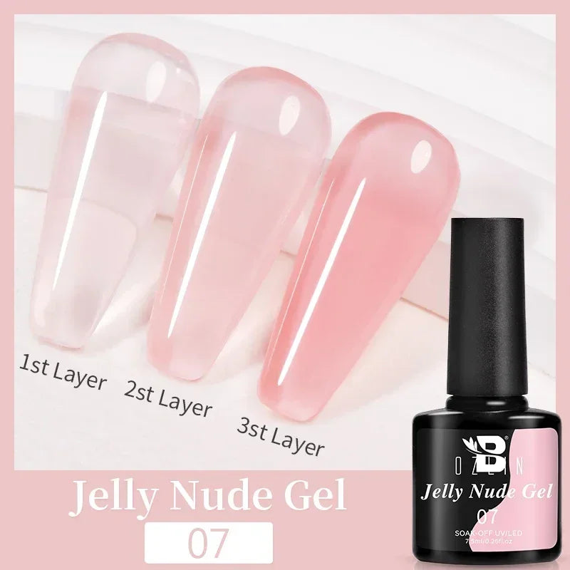 AWStorG 15ml 8 In 1 Reinforcement Gel Nail Gel Multifunctional Clear Gel Nail Polish Nail Strengthener Gel Nail Extension Hard