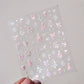 Gold Snowflake Bowknot Snowman Lovely Christmas 3D Self Adhesive Nail Art Sticker Rhinestone 5D Embossed Reliefs Manicure Decals
